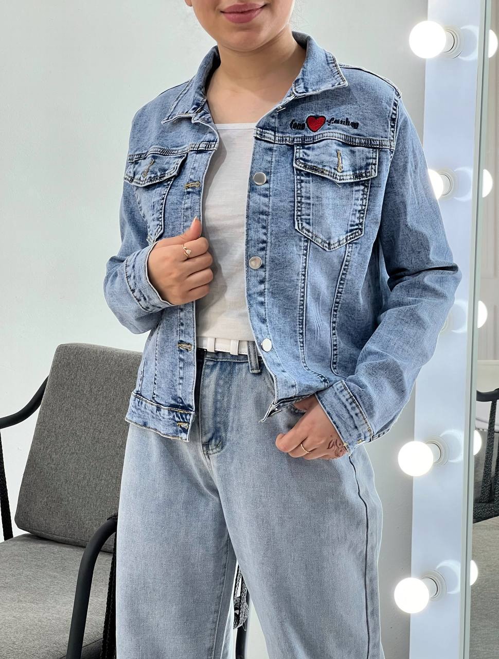 کت جین وارداتی کد 3885