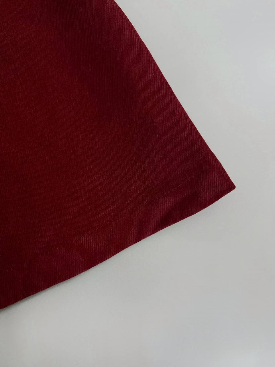 پیراهن مخمل کبریتی آستردار کد 3891