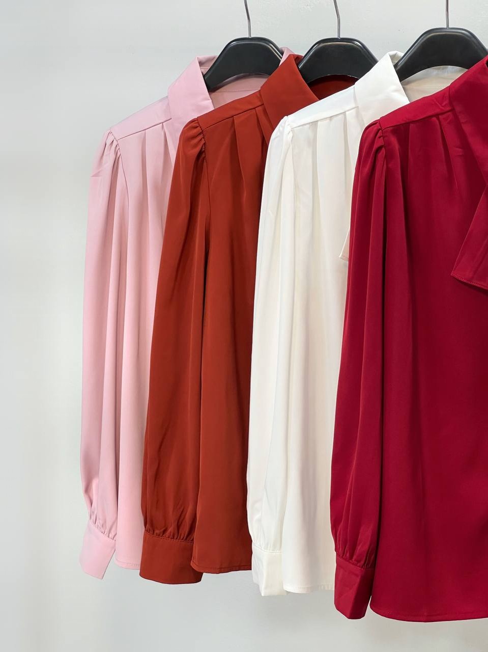 شومیز کرپ ساتن کرواتی کد 3897