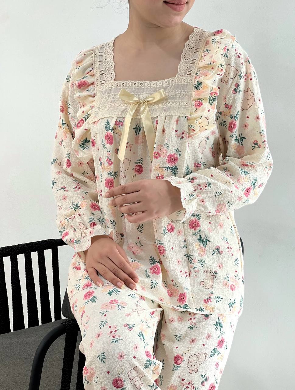 ست پیراهن و شلوار عروسکی کد 3898