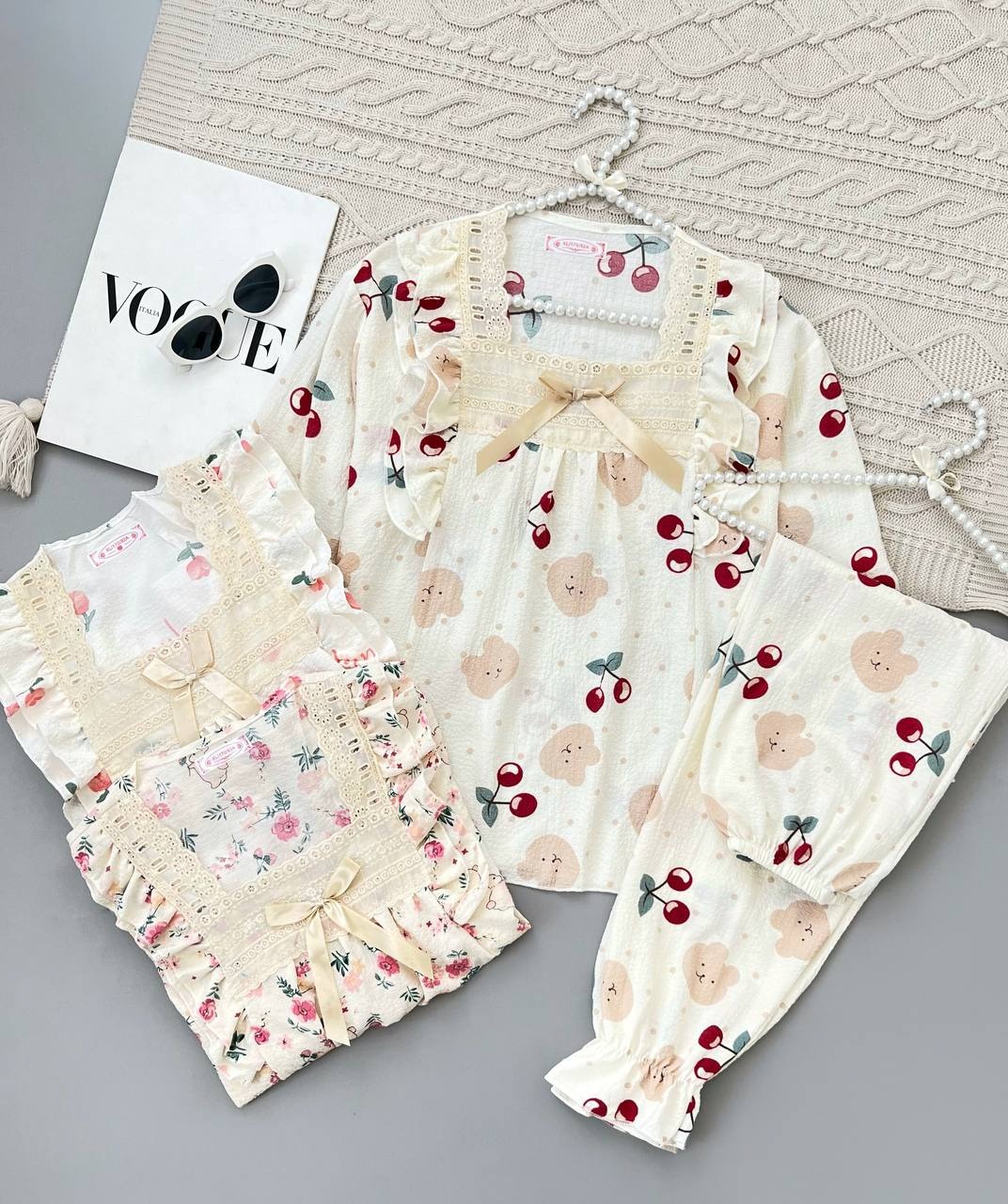 ست پیراهن و شلوار عروسکی کد 3898