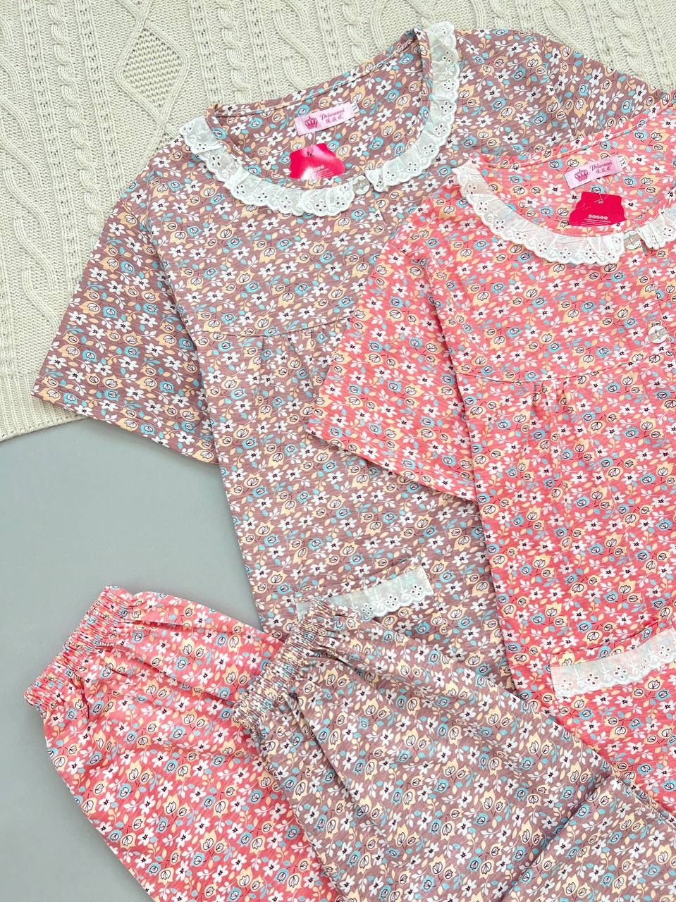 ست پیراهن و شلوار راحتی جلو دکمه مدل 2 کد 3900