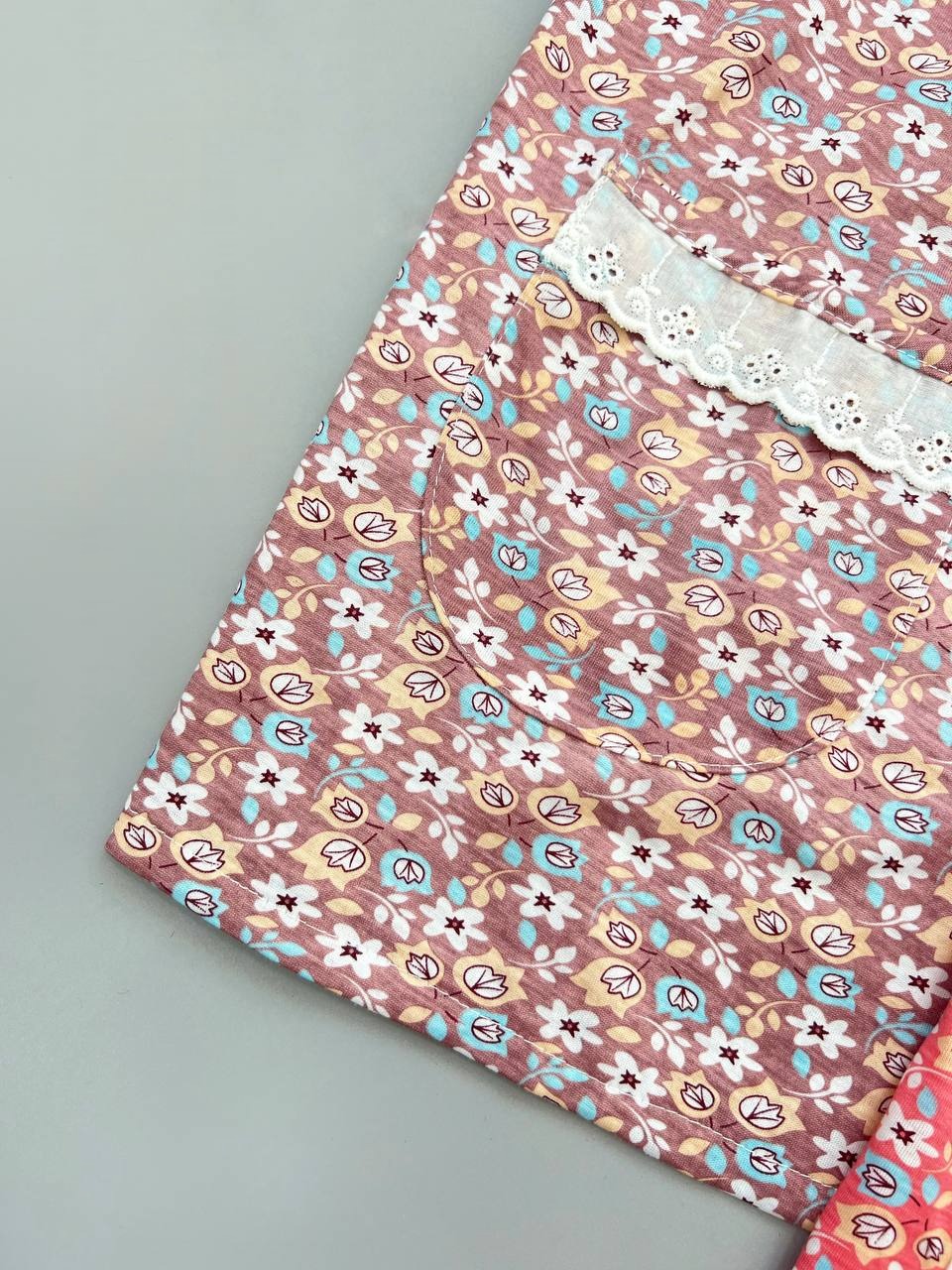 ست پیراهن و شلوار راحتی جلو دکمه مدل 2 کد 3900