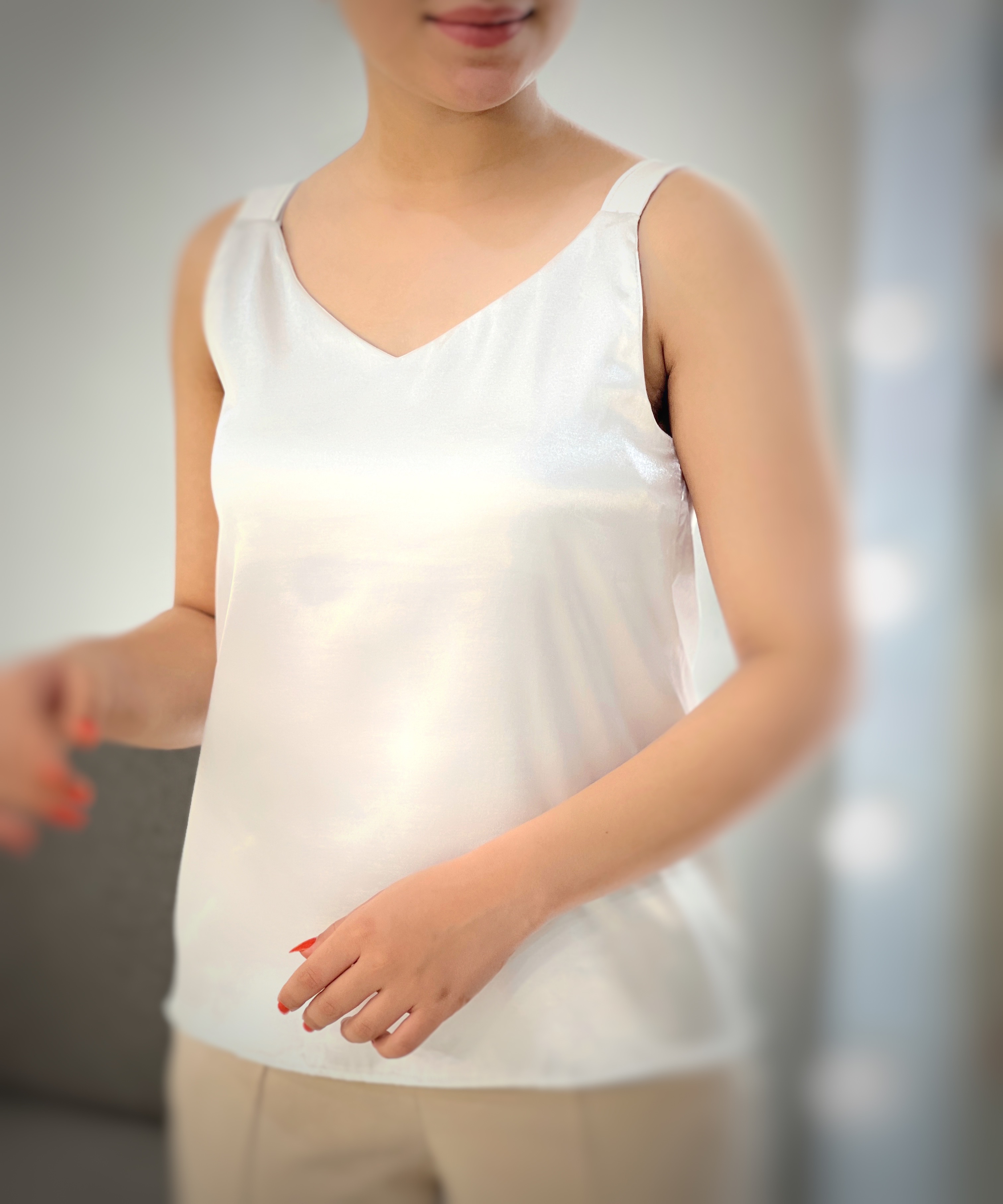 تاپ ساتن بند سه سانت کد 3483