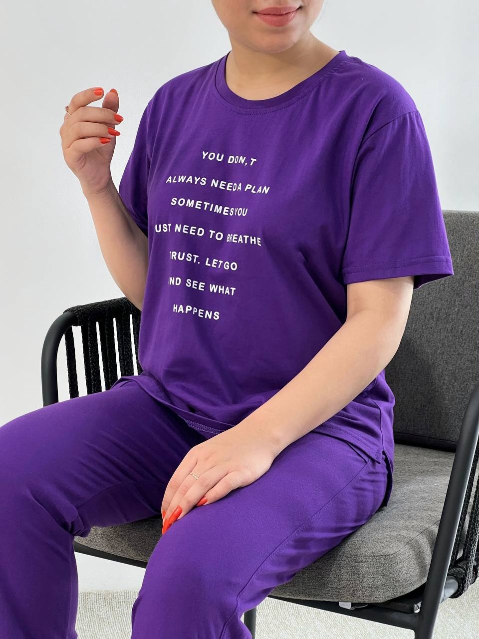 ست تیشرت و شلوار رنگی کد 3905