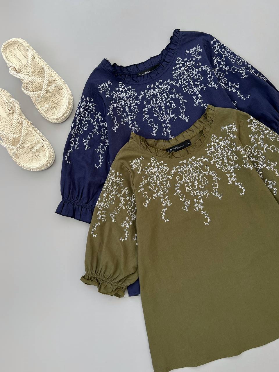 شومیز کنف گلدوزی کد 3908