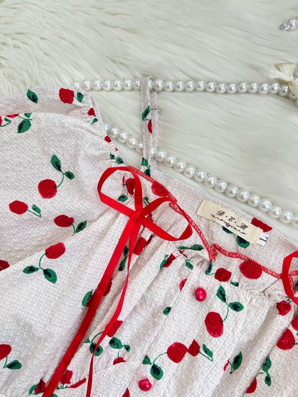 شومیز عروسکی گیلاس کد 3913