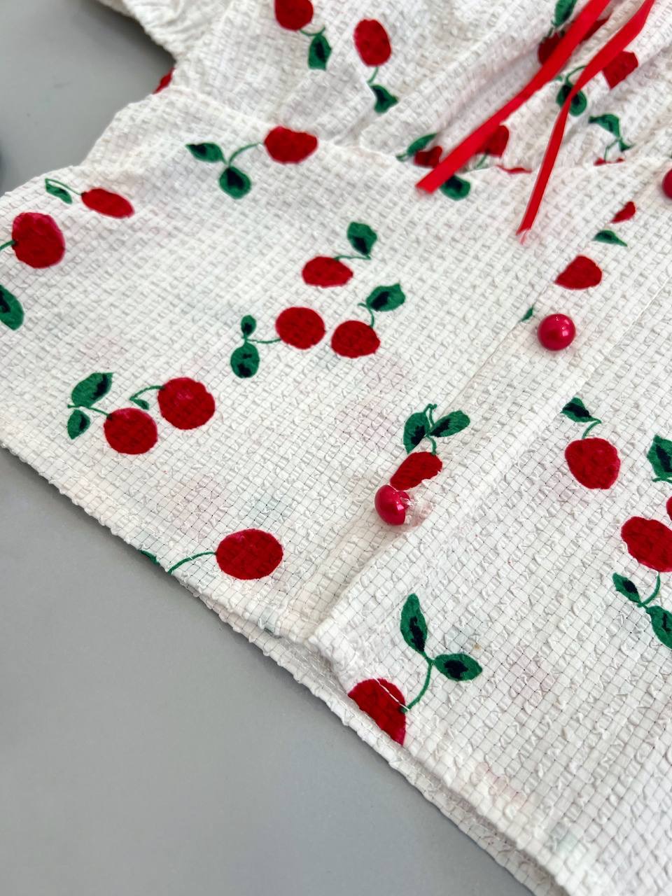 شومیز عروسکی گیلاس کد 3913