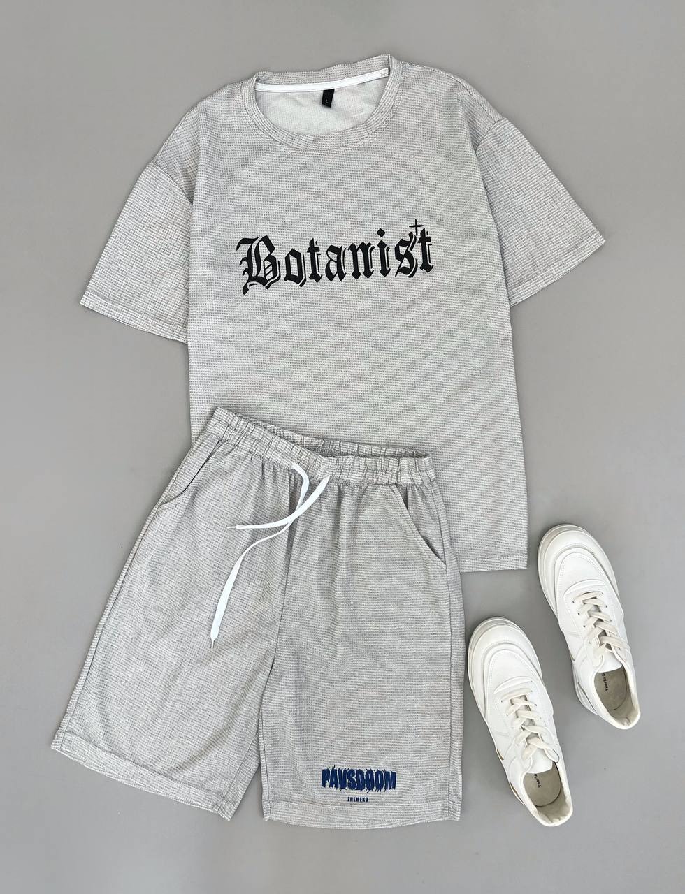 ست تیشرت و شلوارک بیسکوییتی کد 3920