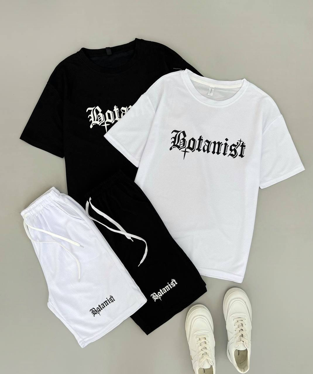 ست تیشرت و شلوارک بیسکوییتی کد 3920