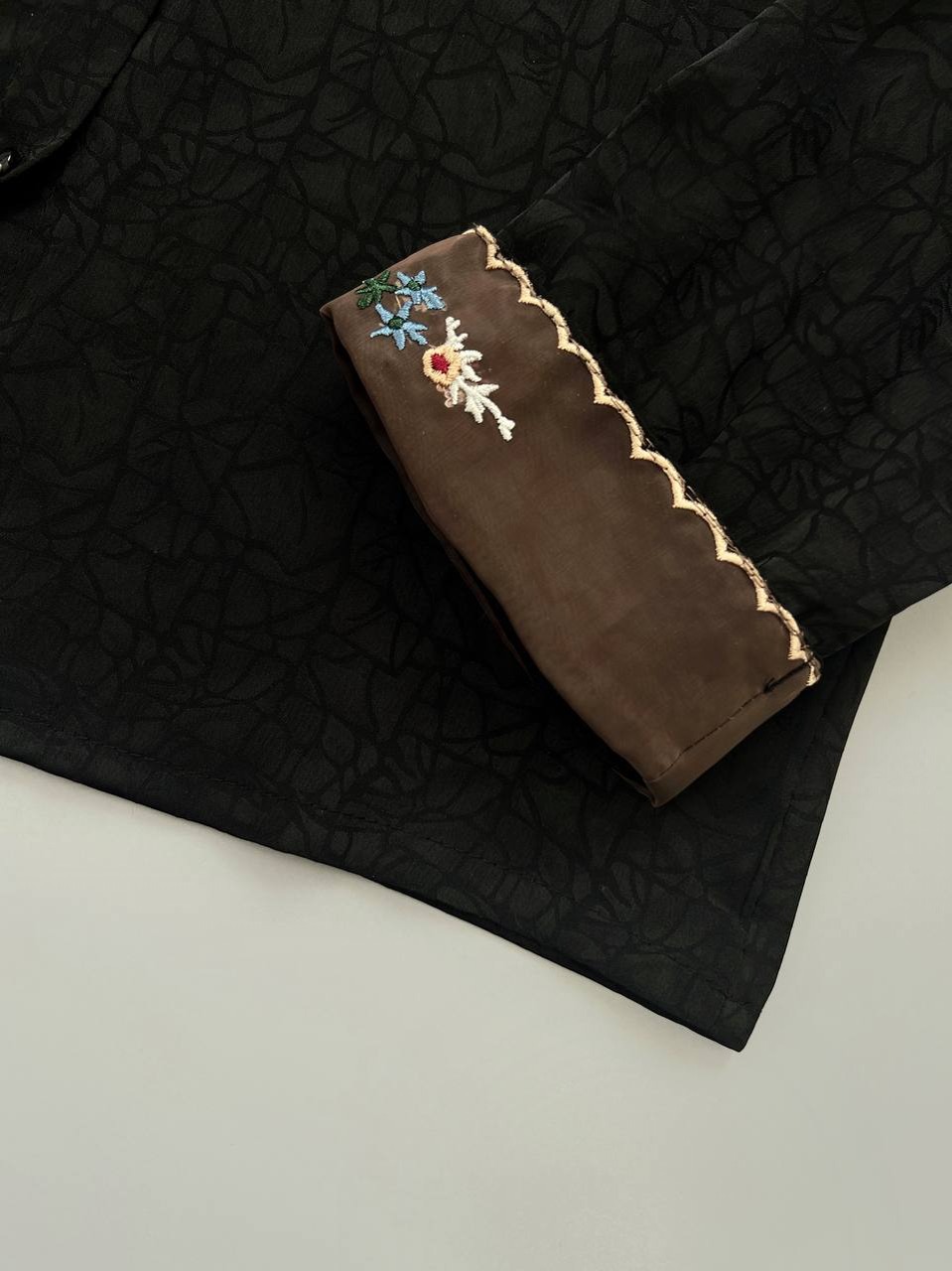 شومیز ساتن مزونی کد 3921