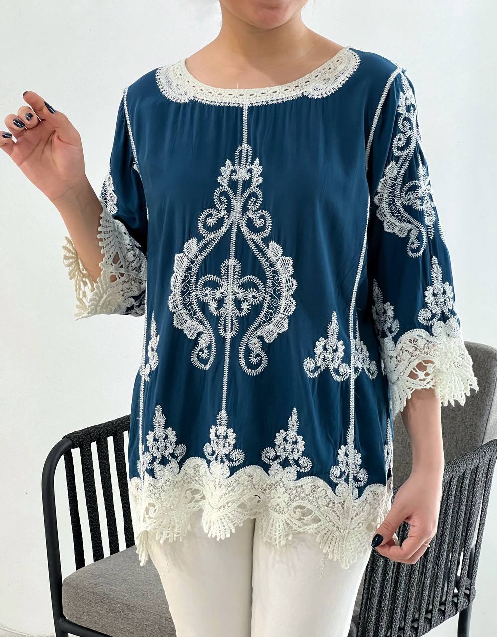 تونیک خامه دوزی نخی کد 3922