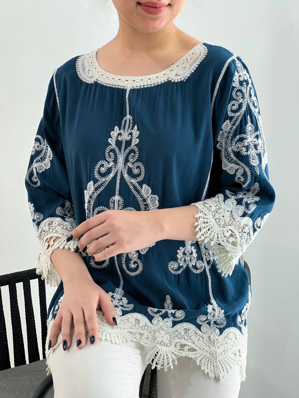 تونیک خامه دوزی نخی کد 3922