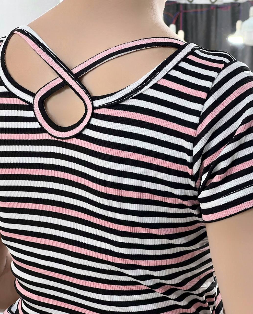 کراپ پشت یقه حلقه ای کد 3924