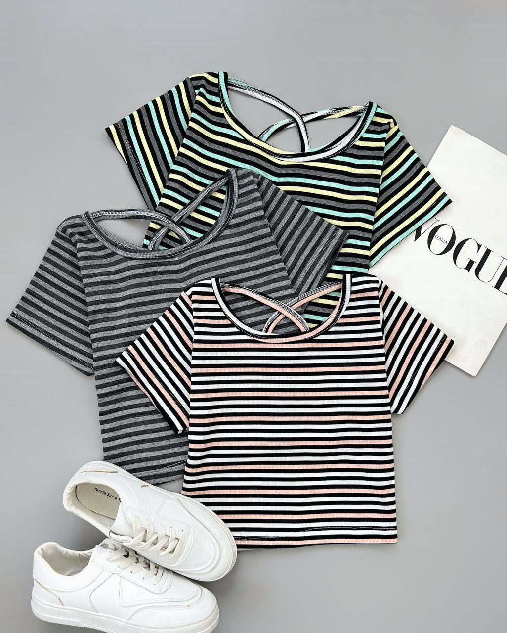 کراپ پشت یقه حلقه ای کد 3924