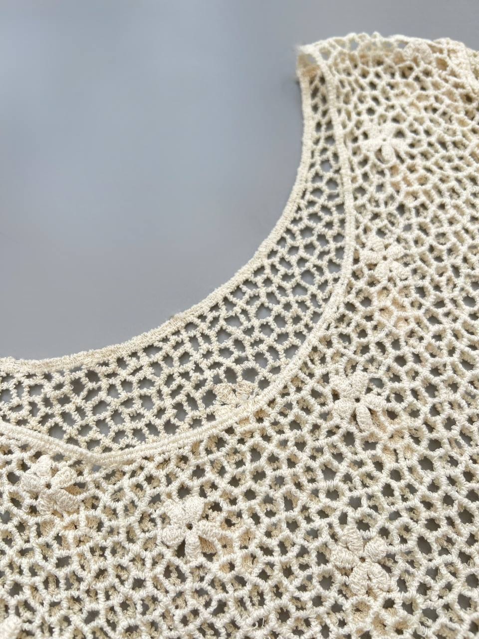 تونیک قلاب بافی سه رنگ کد 3925