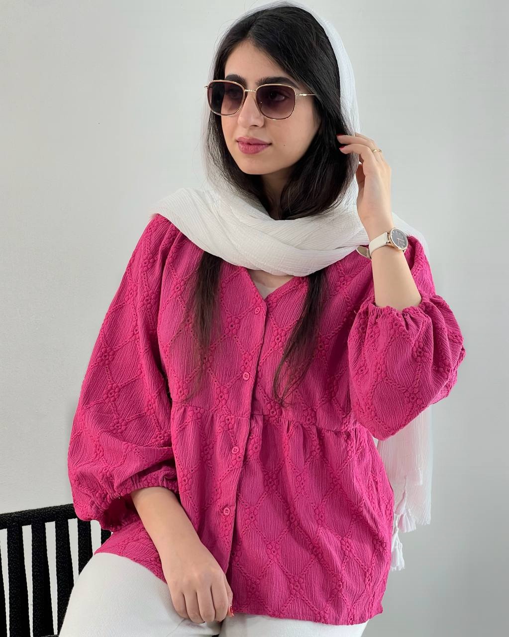 شومیز مراکشی چهاررنگ کد 3933