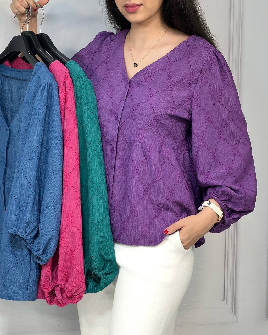 شومیز مراکشی چهاررنگ کد 3933