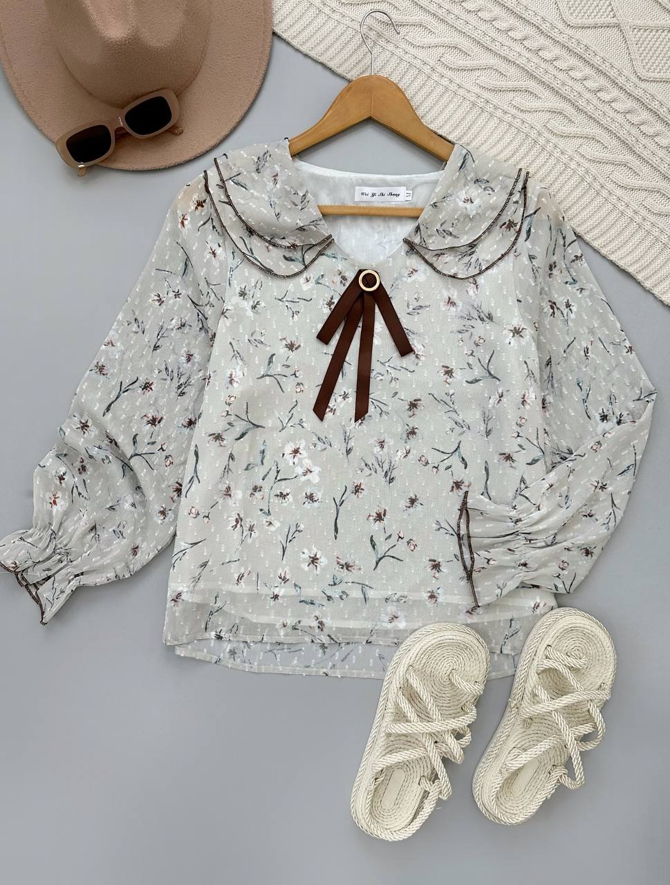 شومیز حریر آستردار(بدون سنجاق)کد 3934