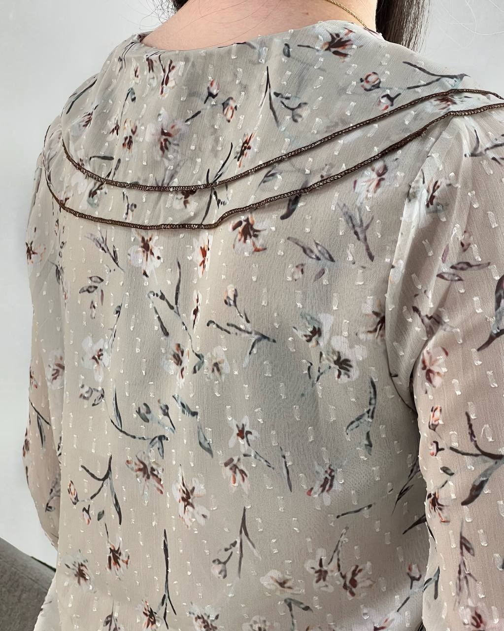 شومیز حریر آستردار(بدون سنجاق)کد 3934