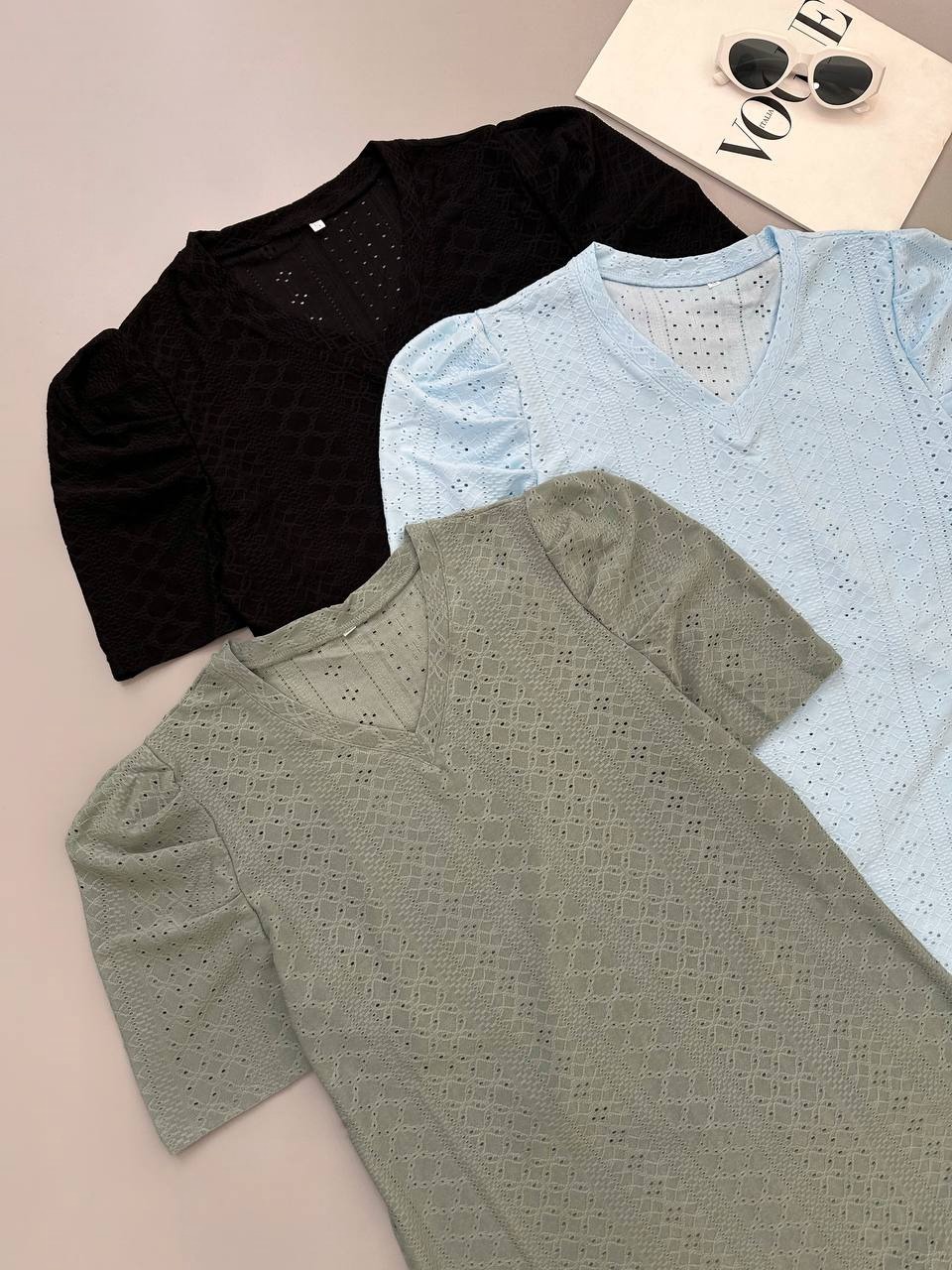 تیشرت مراکشی آستین پف کد 3937