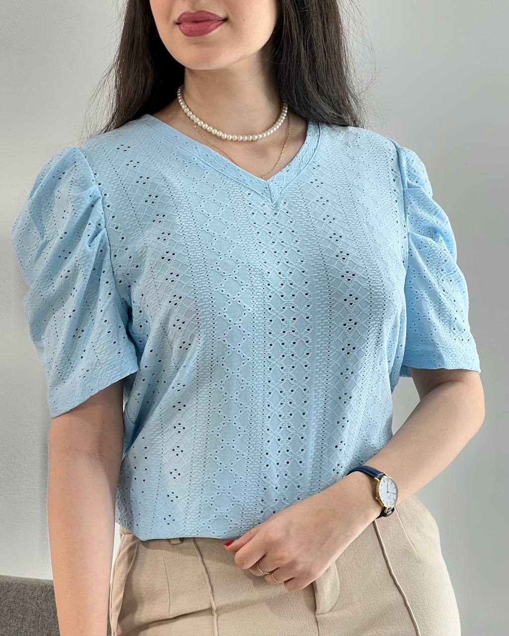 تیشرت مراکشی آستین پف کد 3937