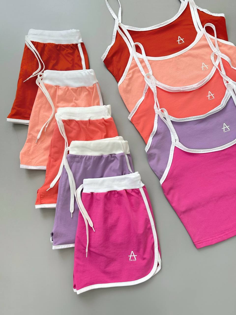 ست کراپ و شورتک اسپورت کد 3939