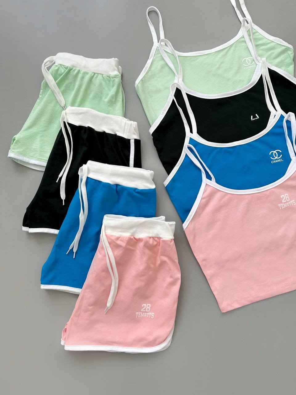 ست کراپ و شورتک اسپورت کد 3939