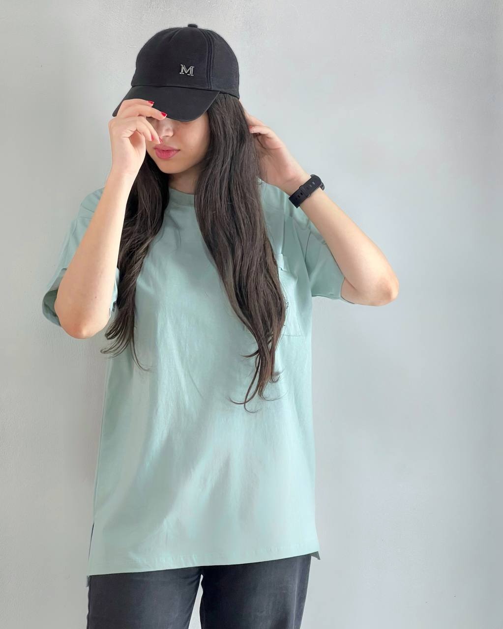 تیشرت جیب گلدوزی کد 3943