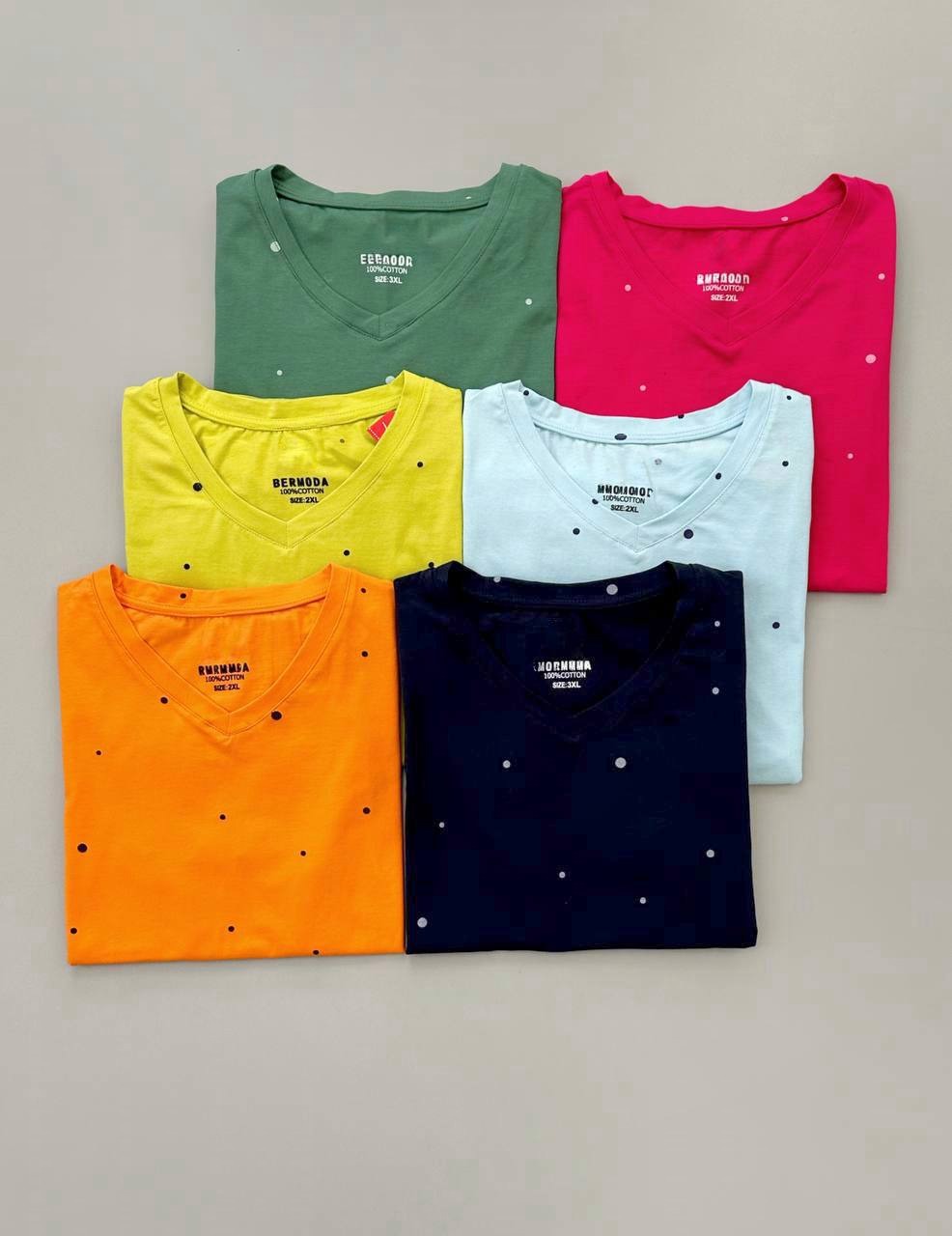 تیشرت 6 رنگ توپی کد 3947