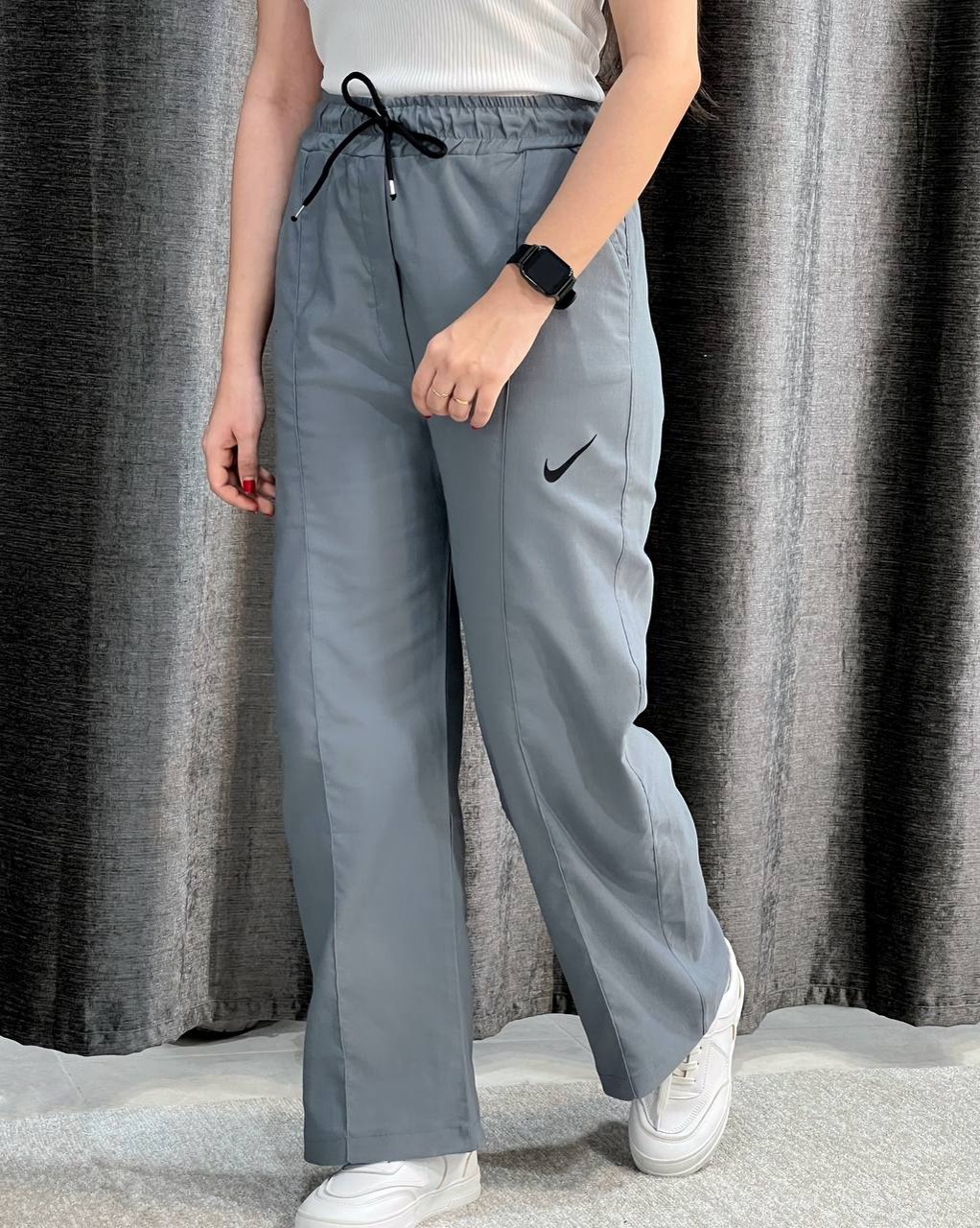 شلوار کتان کش نیم بگ کد 3952