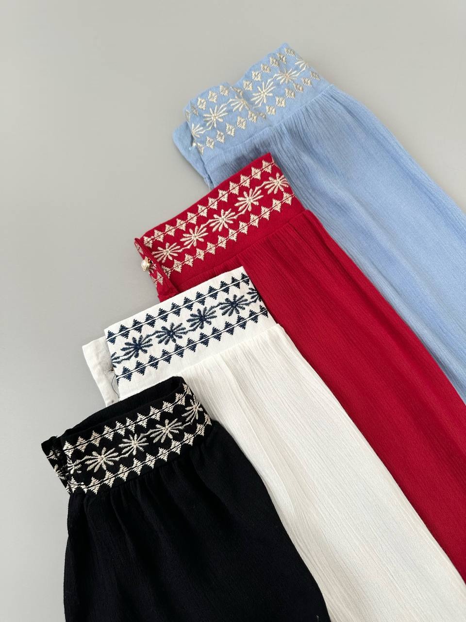 شومیز نخ کریشه گلدوزی کد 3954