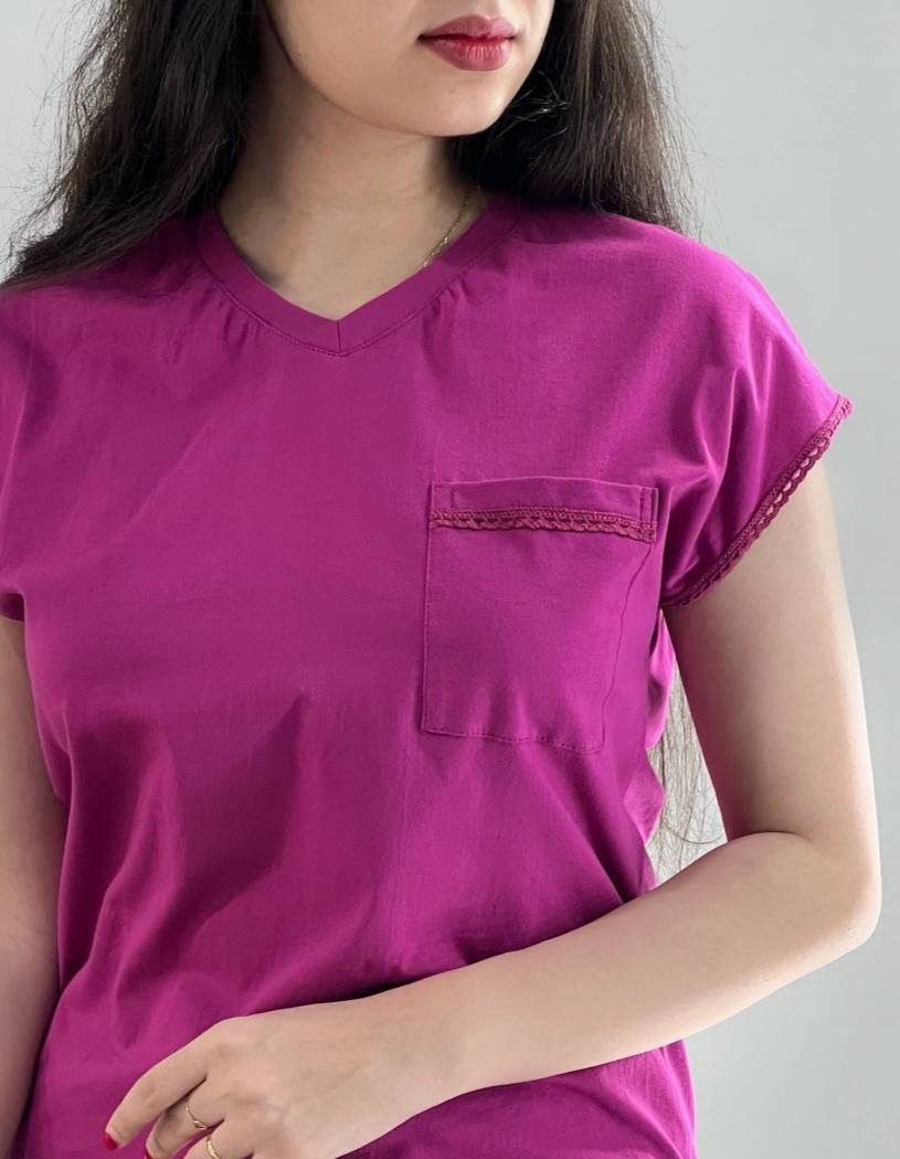 تیشرت جیب نوار 10 رنگ کد 3957