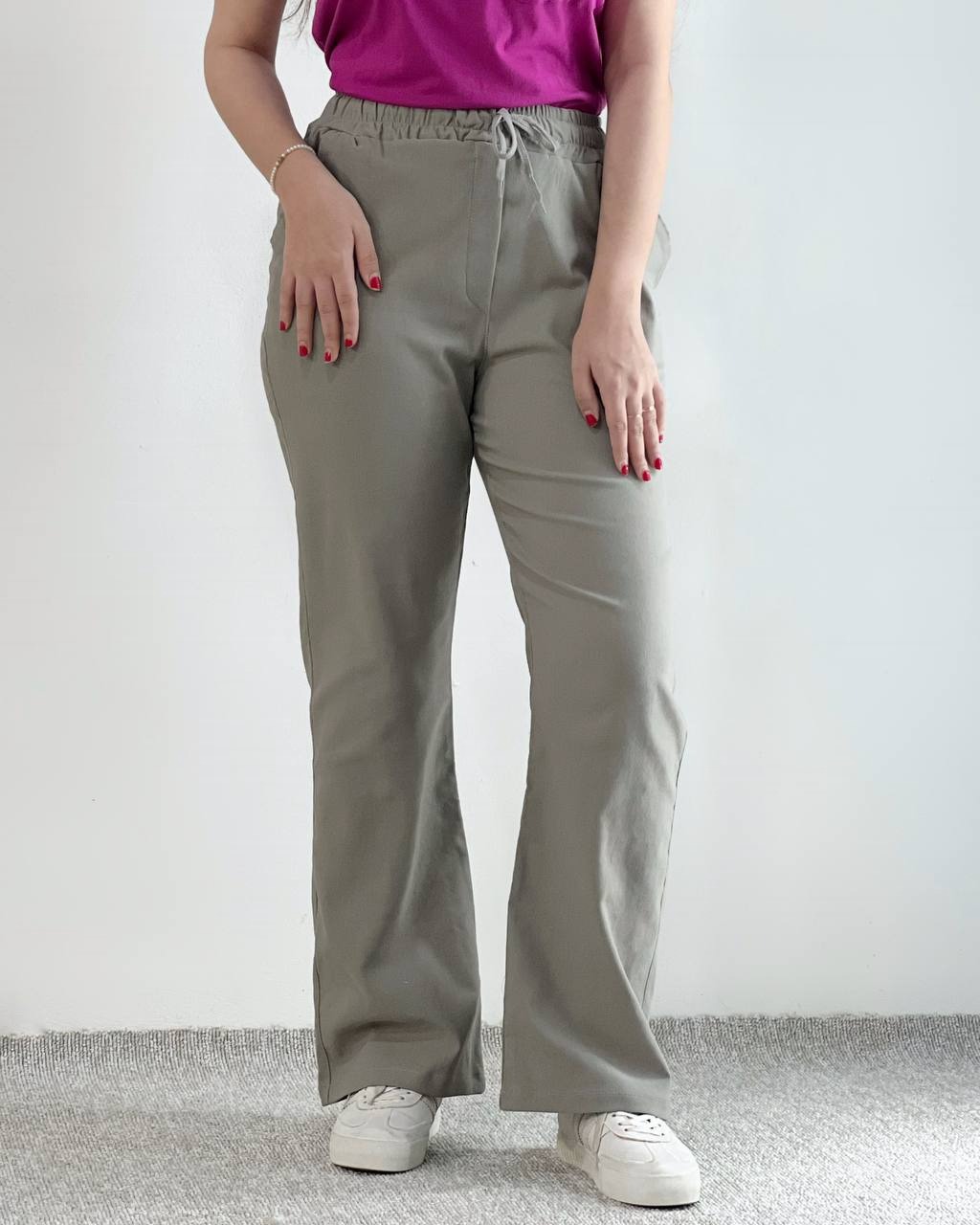 شلوار کتان ساده کد 3959