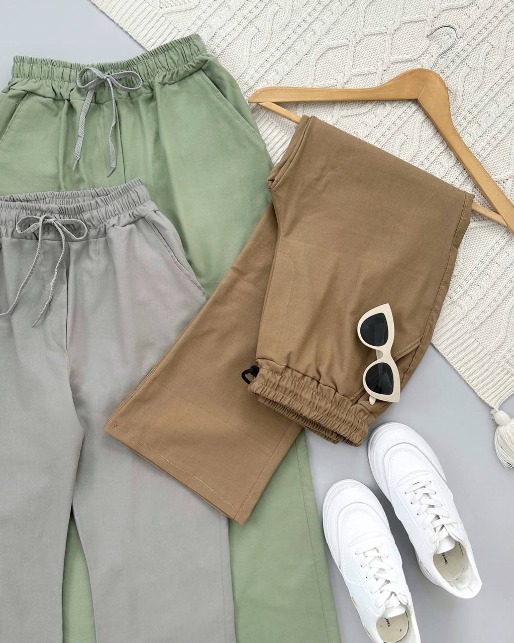 شلوار کتان ساده کد 3959