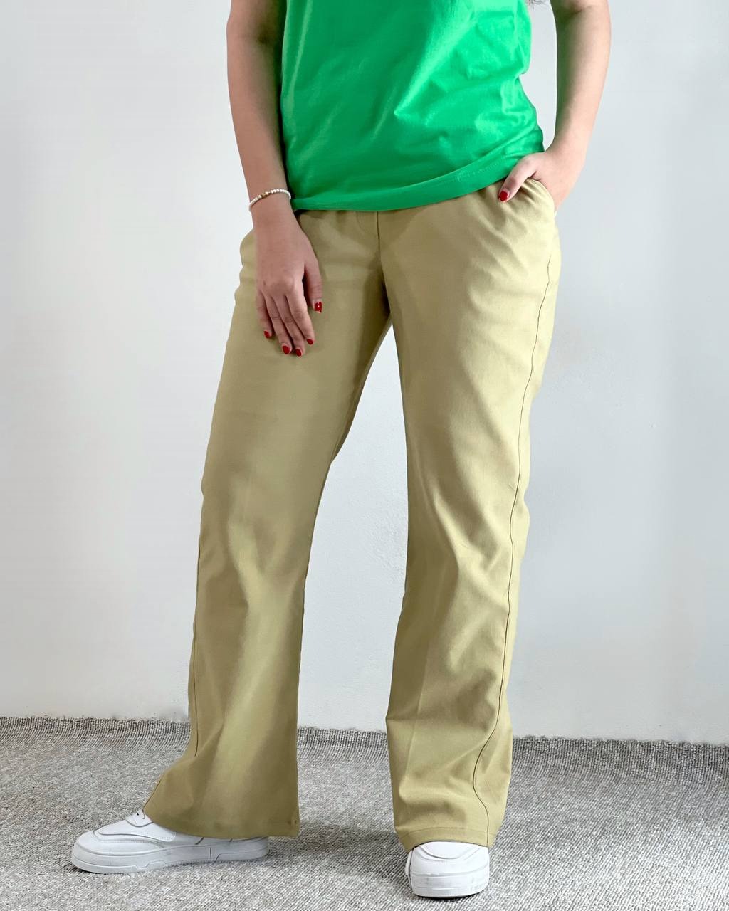 شلوار کتان ساده کد 3959