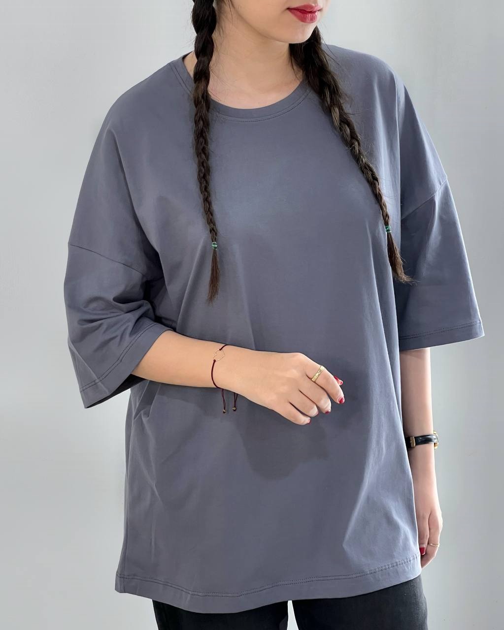 تیشرت لانگ نخ و پنبه کد 3967