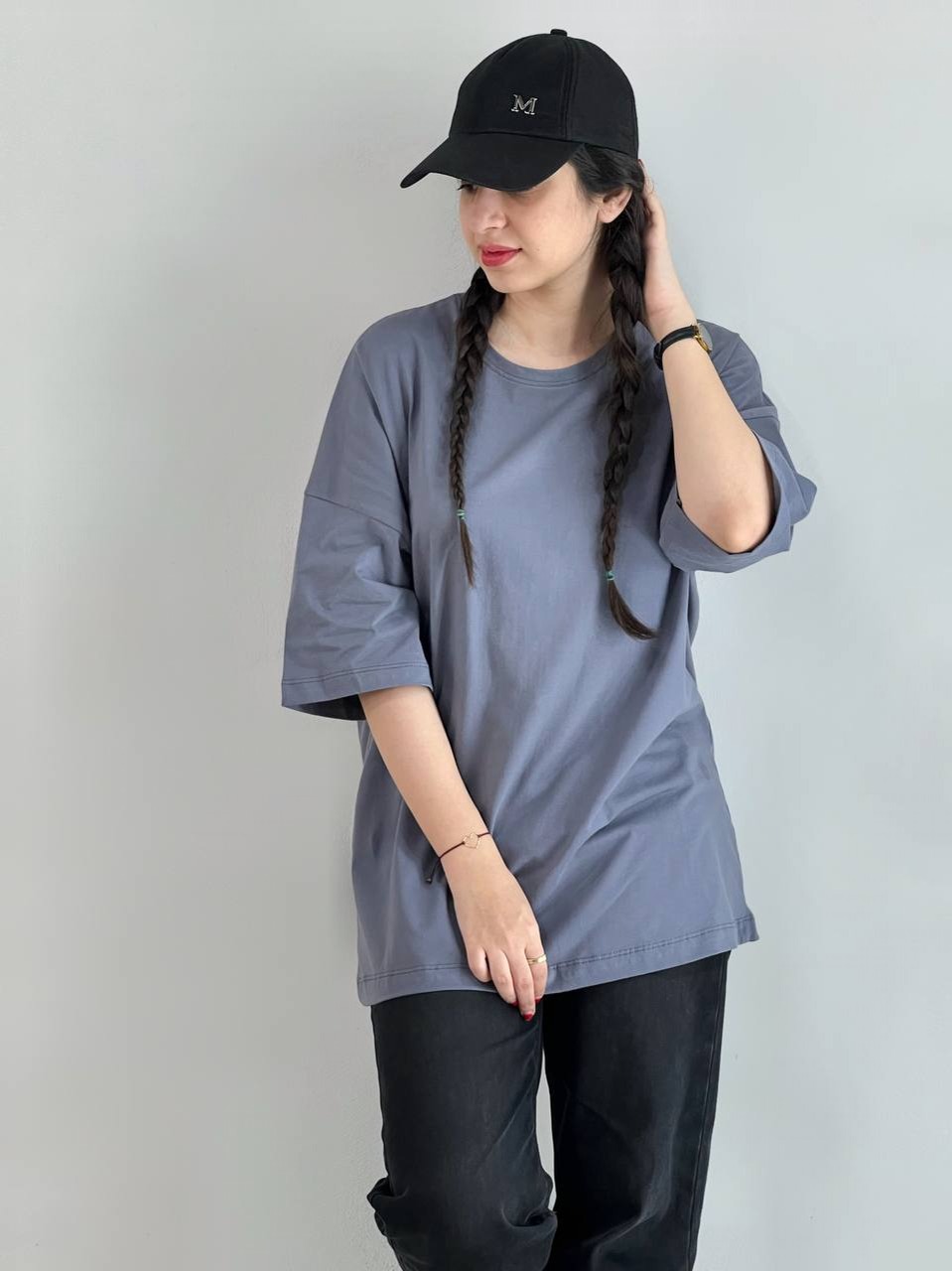 تیشرت لانگ نخ و پنبه کد 3967