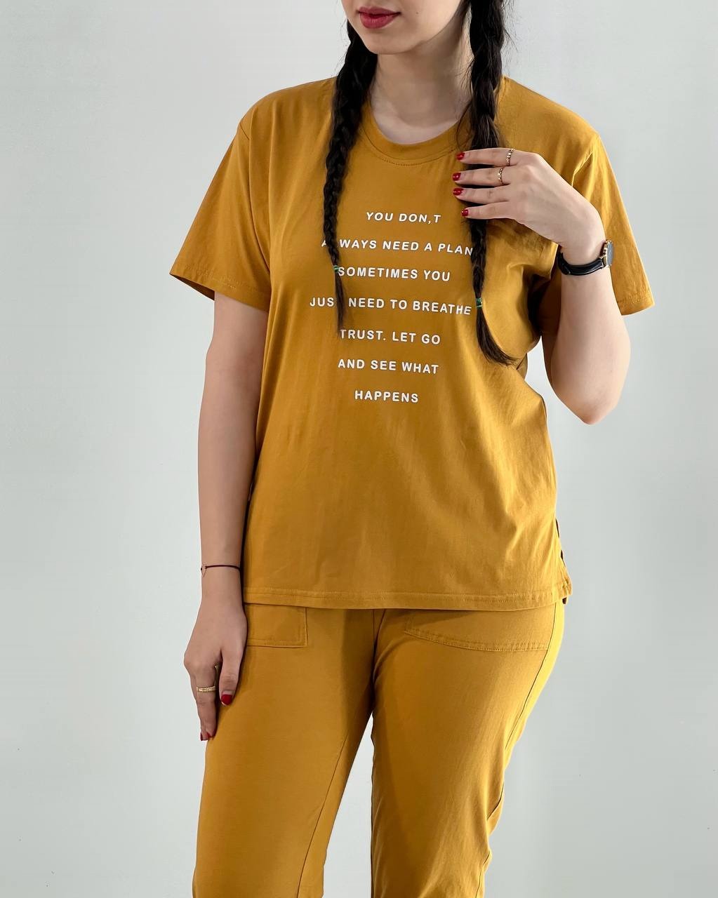 ست تیشرت و شلوارک فونت کد 3969