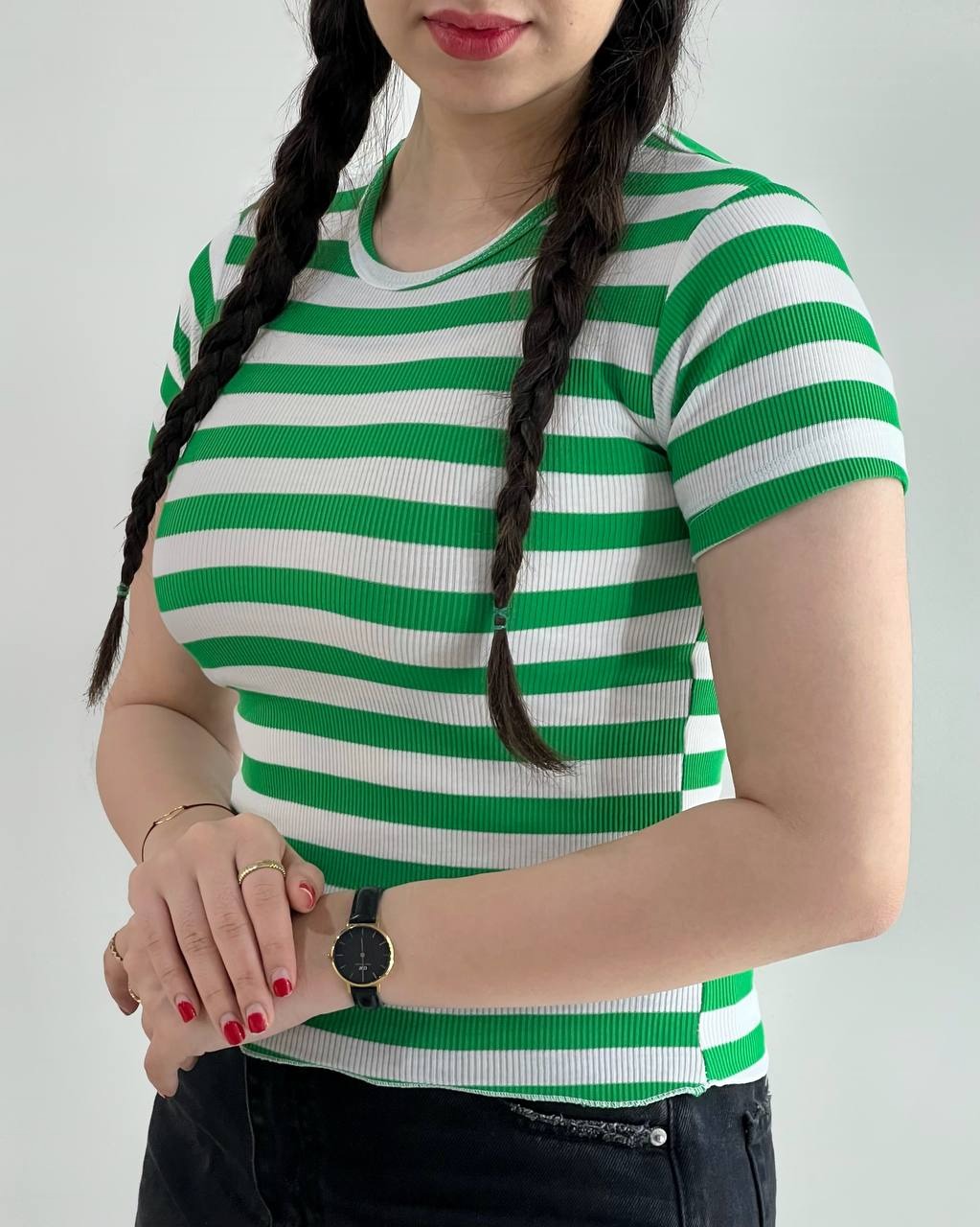 کراپ راه راه رنگی کد 3970