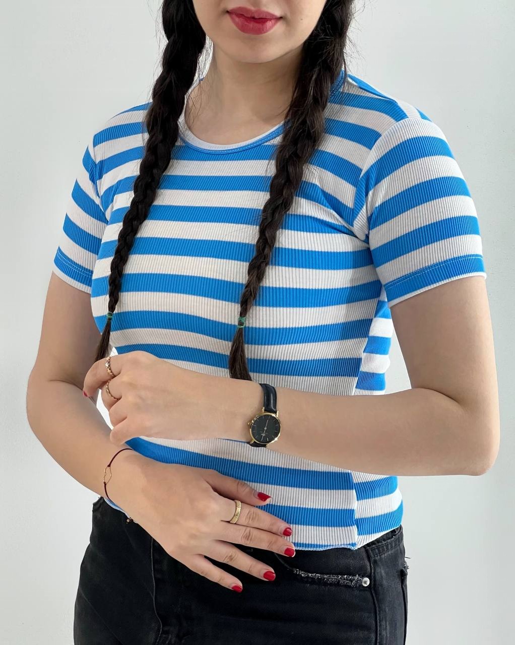 کراپ راه راه رنگی کد 3970