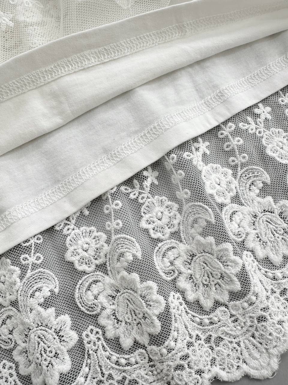 ست تاپ و رویی تمام گلدوزی کد 3971