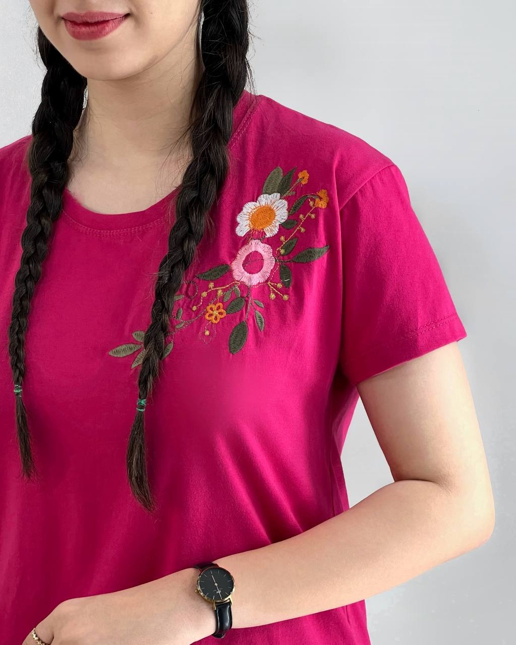 تیشرت گلدوزی 6 رنگ کد 3979