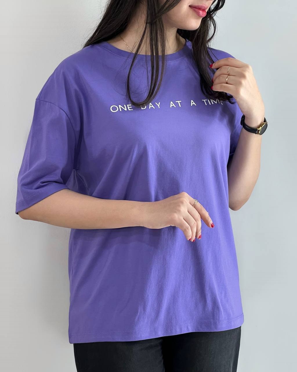 تیشرت نخ و پنبه لانگ کد 3980