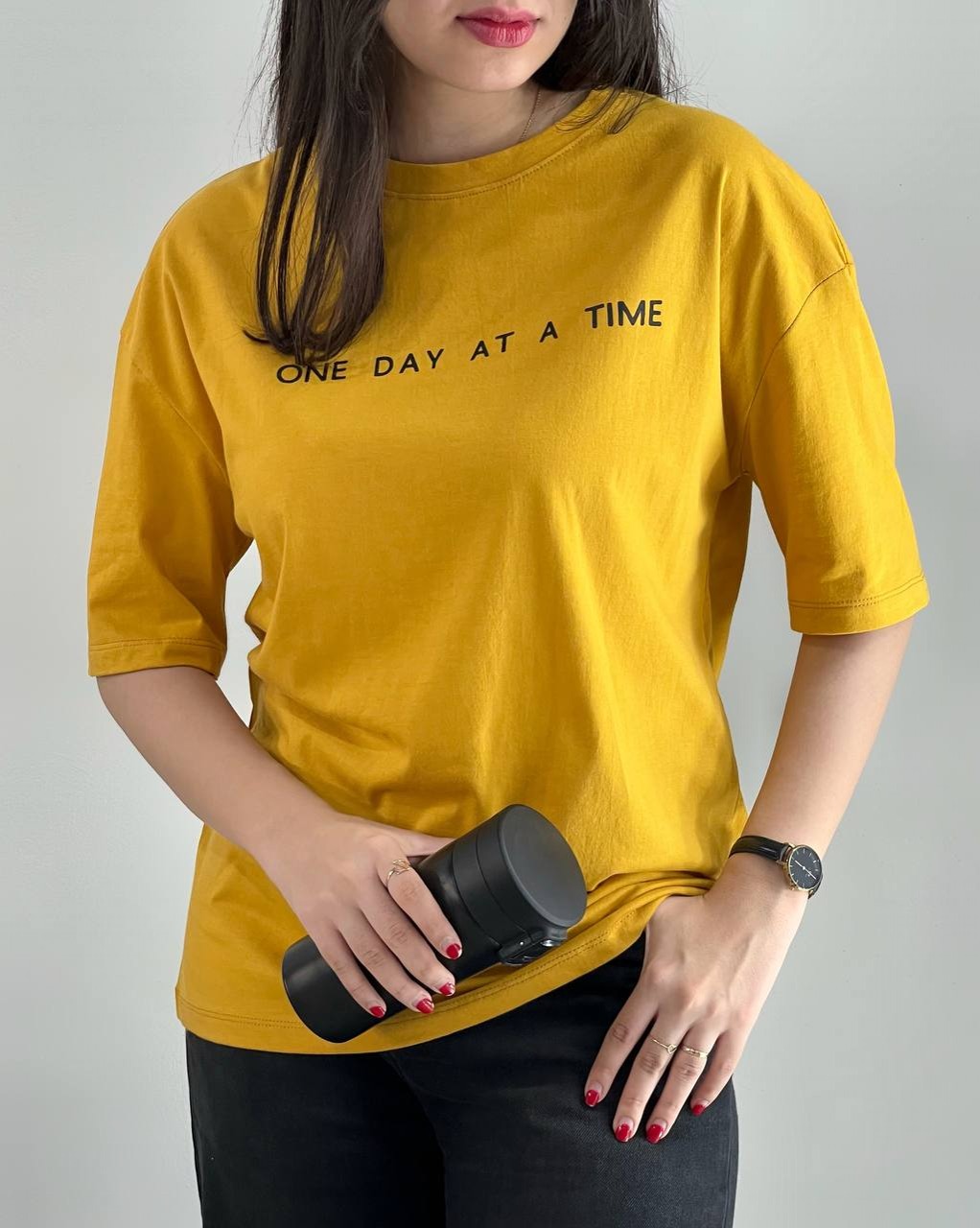 تیشرت نخ و پنبه لانگ کد 3980