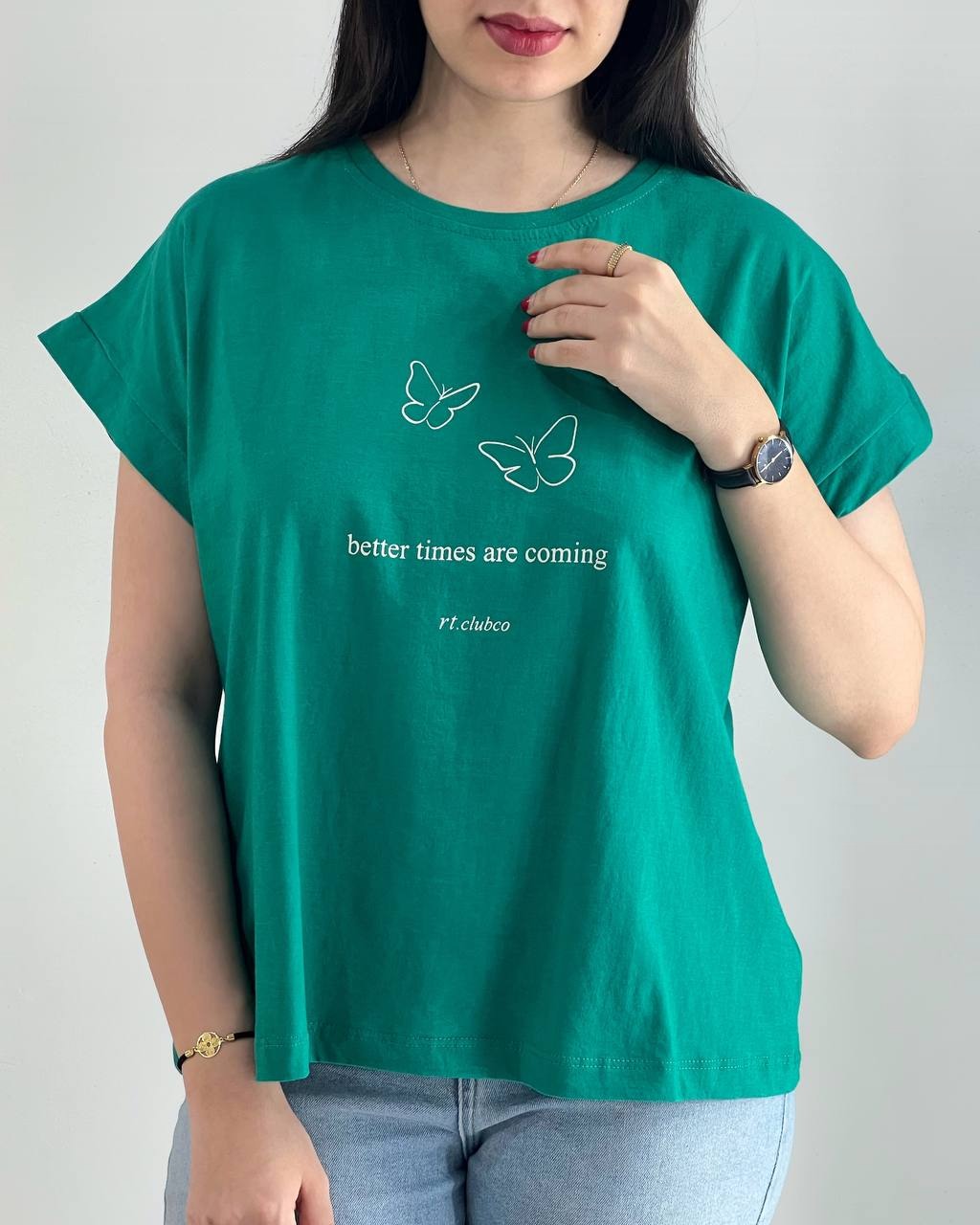 تیشرت آستین سرخود پروانه کد 4005