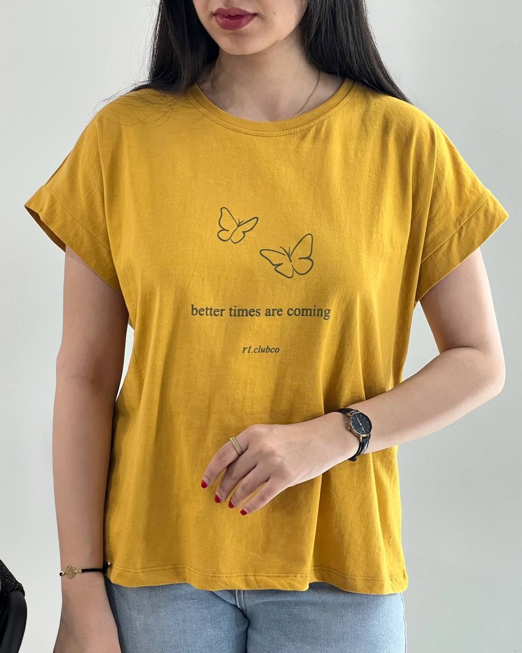 تیشرت آستین سرخود پروانه کد 4005