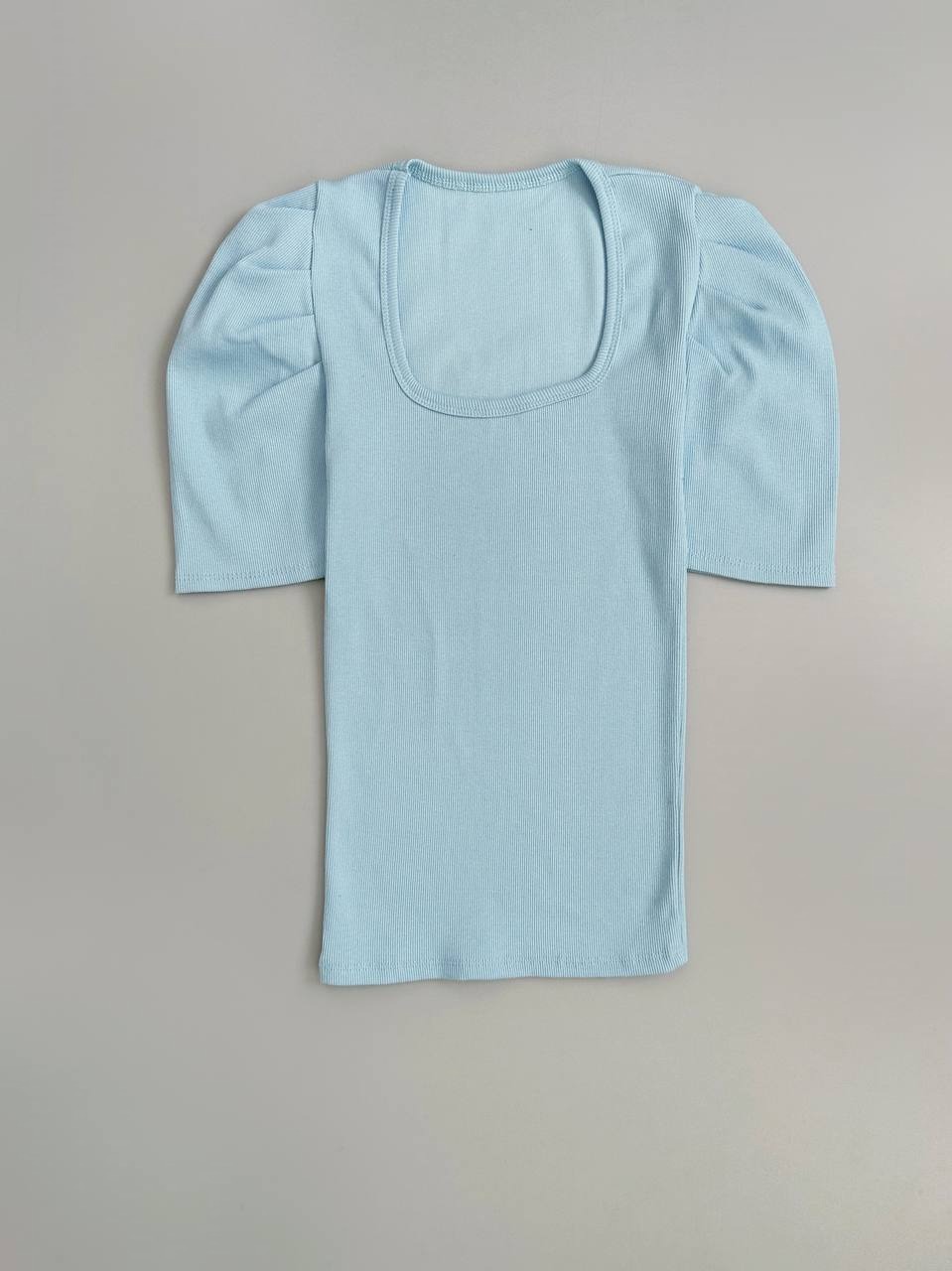 تیشرت آستین پف کبریتی کد 4008