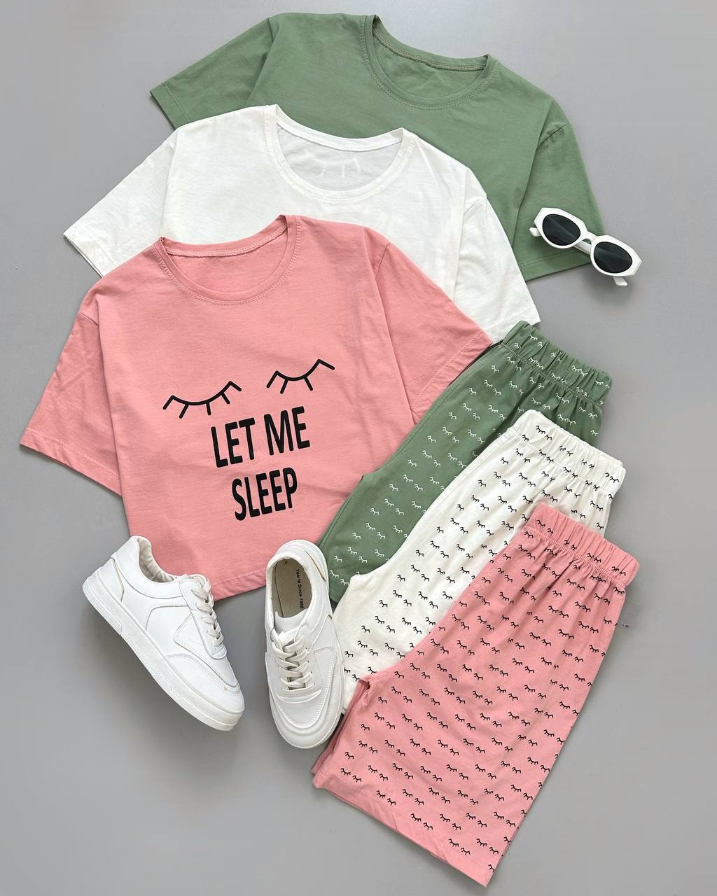 ست تیشرت و شلوارک پلک کد 4014