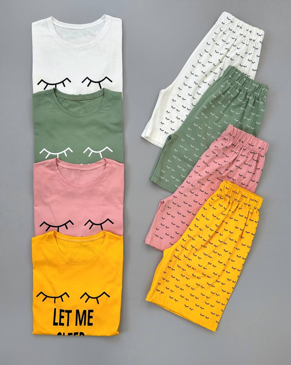 ست تیشرت و شلوارک پلک کد 4014